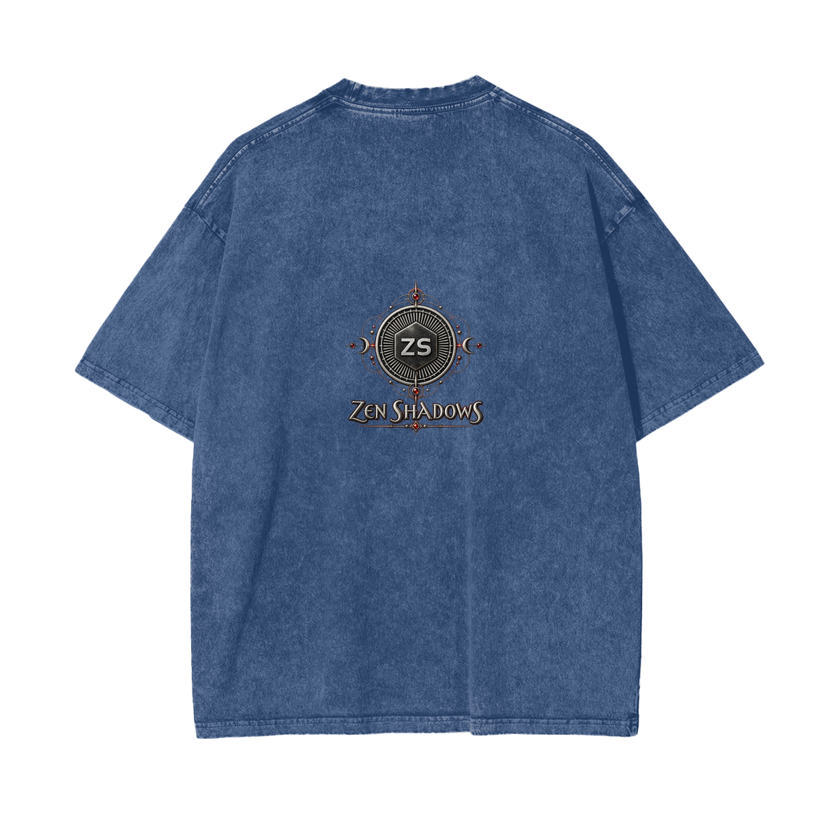 Supreme Pentacle Acid Wash Oversize T-Shirt - Develop Intuition & Psych