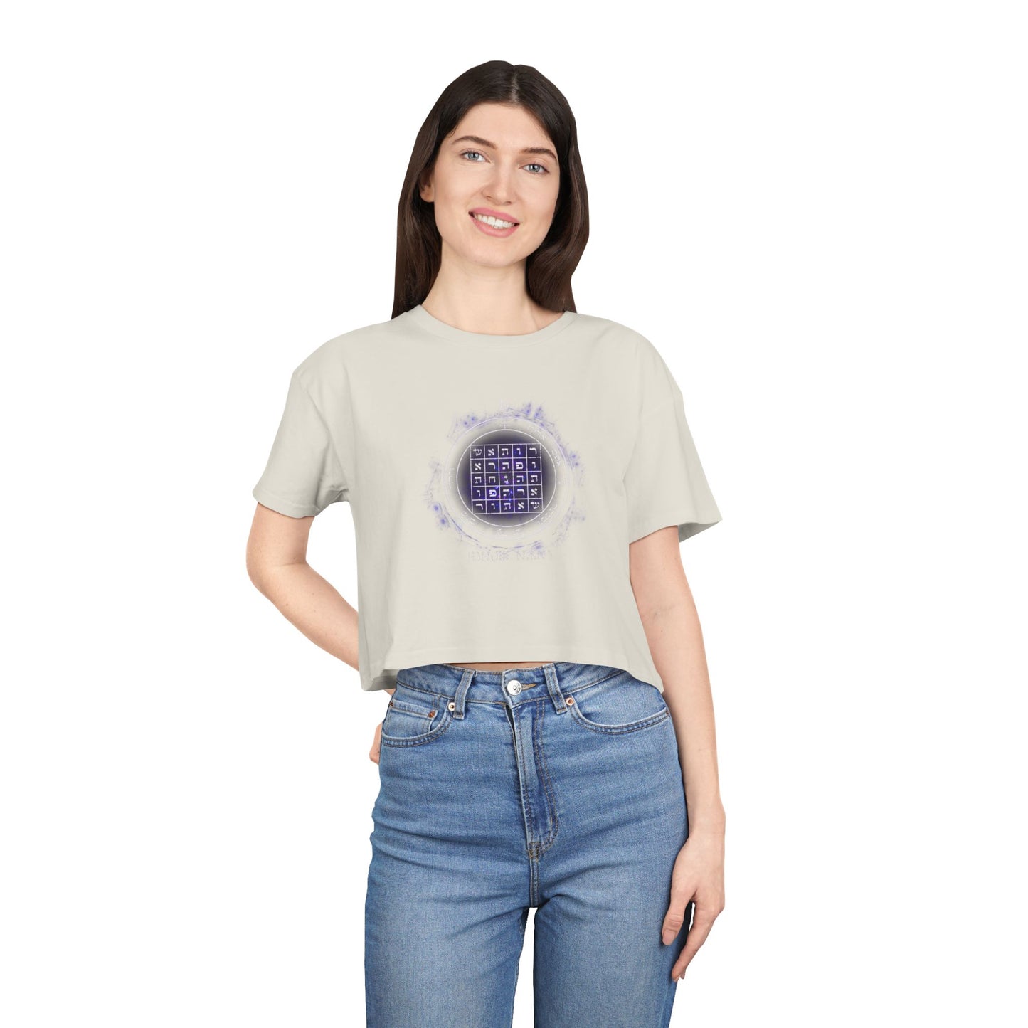 2nd Pentacle of Saturn Women’s Cropped T-Shirt - Power of Persuasion