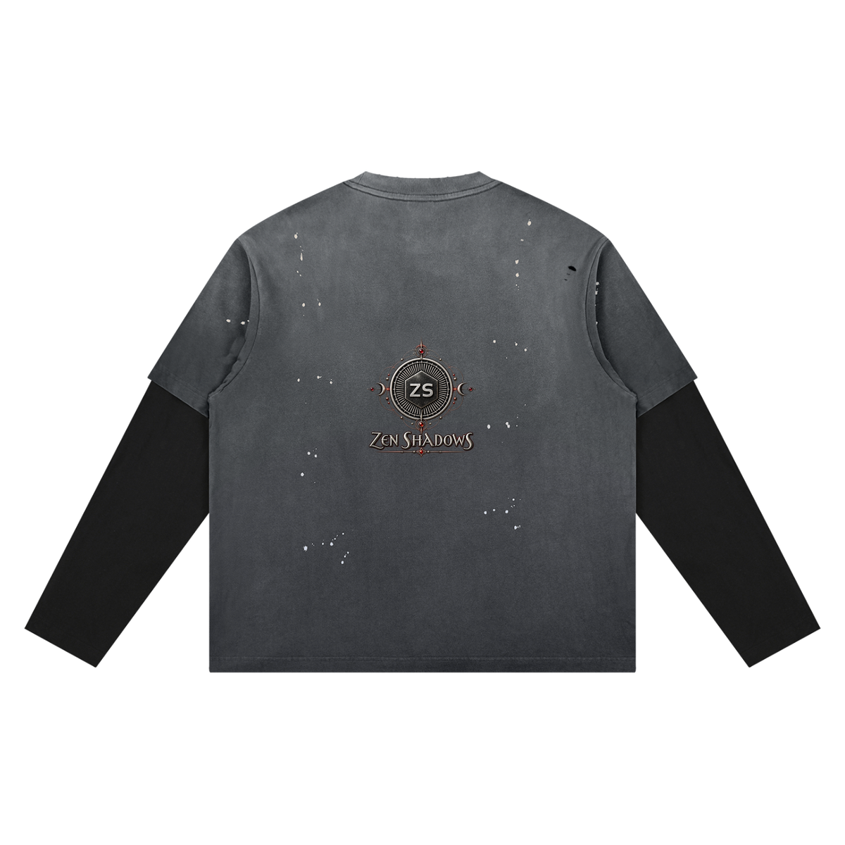1st Pentacle of Jupiter Unisex Vintage Wash Distressed Layer T-Shirt - Abundance, Expansion & Prosperity