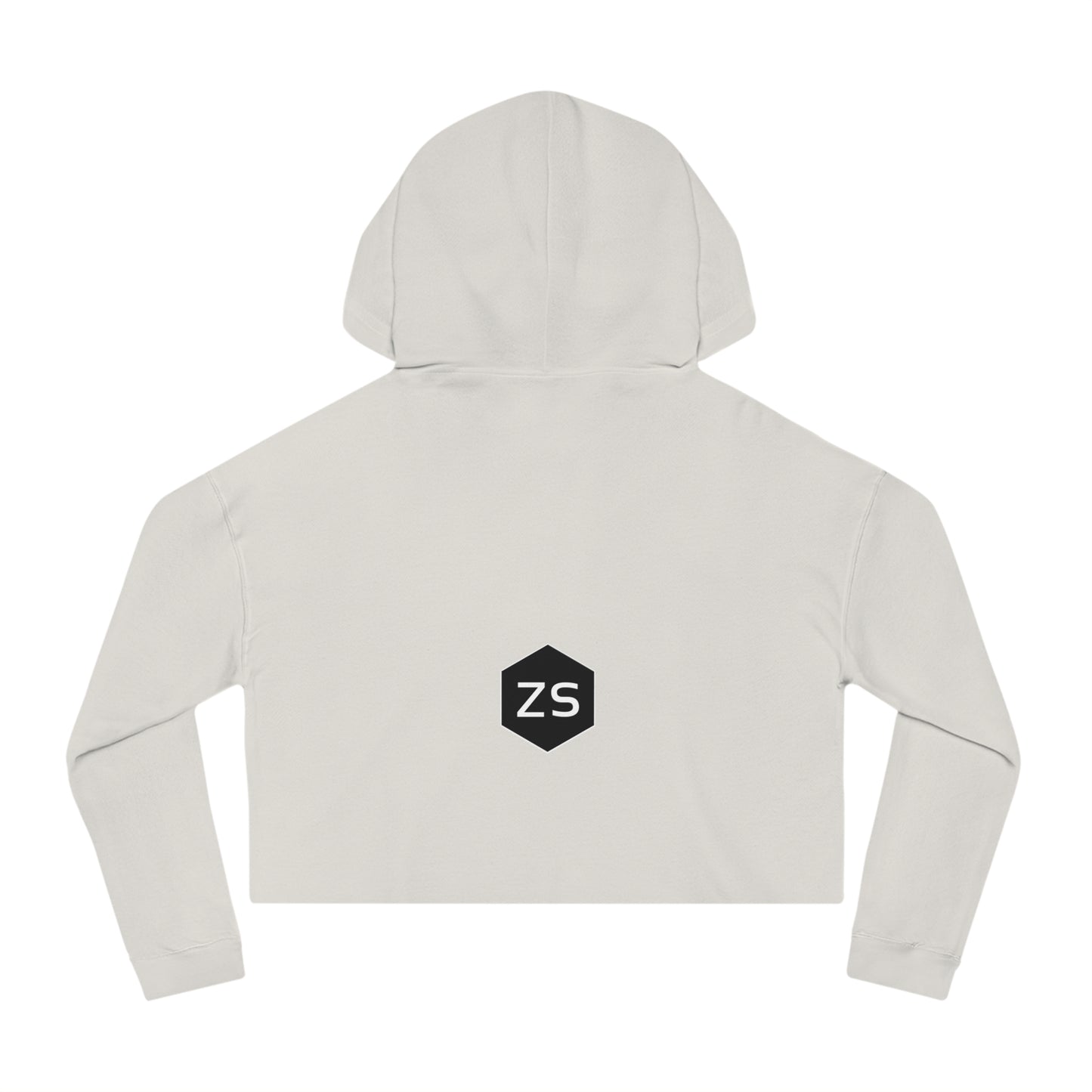 3rd Pentacle Saturn Women's Crop Hoodie - Protection Against Negativity