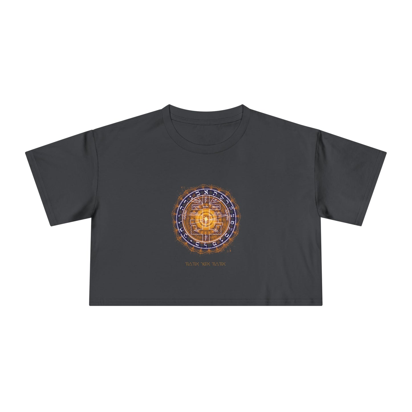 Supreme Pentacle cropped tee - psychic intuition top