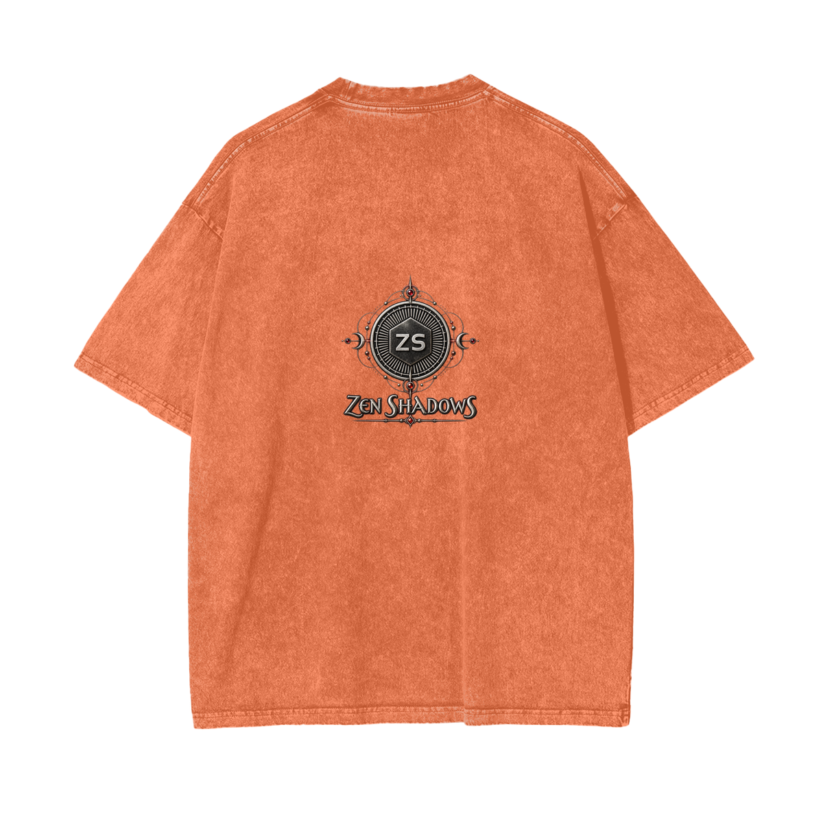 Supreme Pentacle Acid Wash Oversize T-Shirt - Develop Intuition & Psych