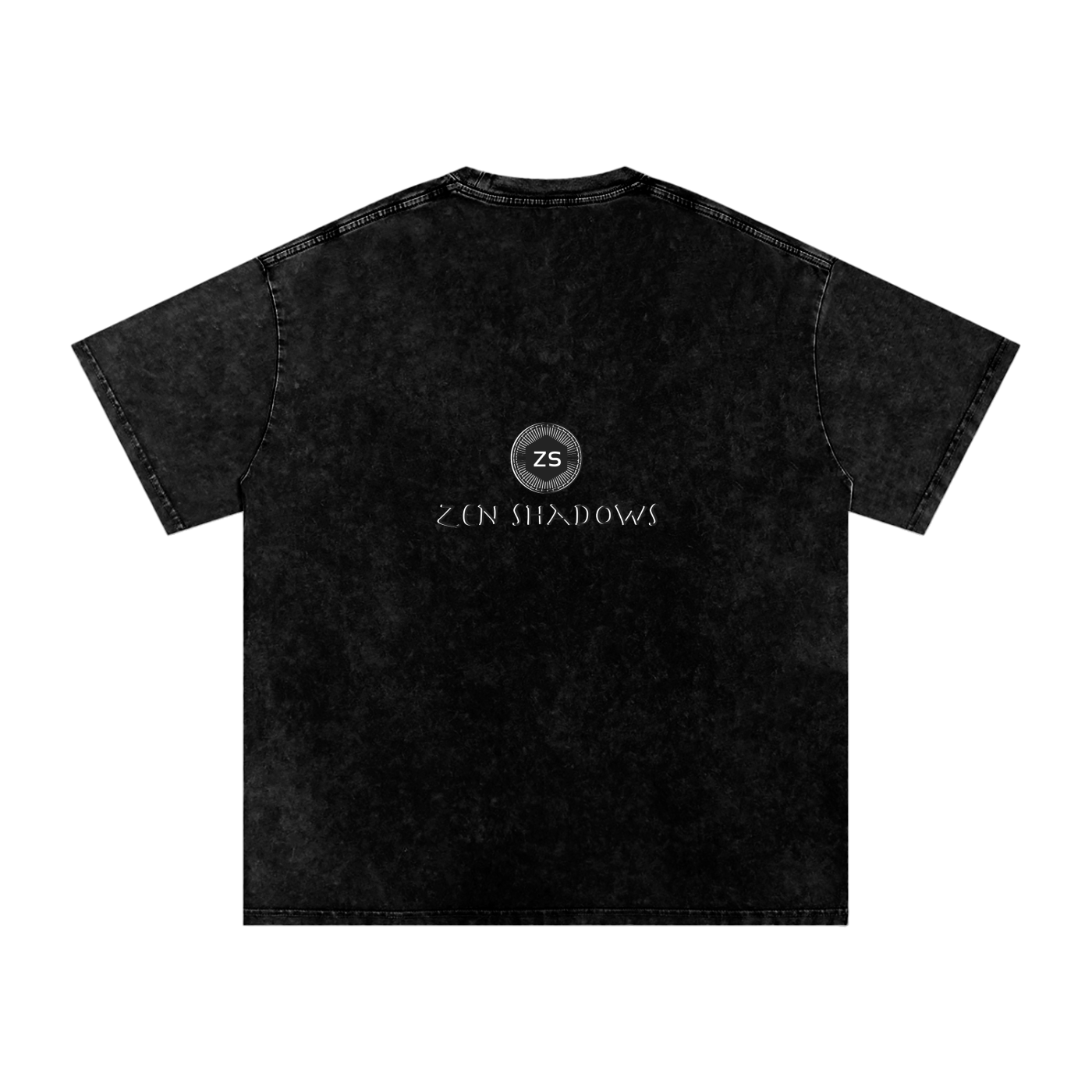 Earth Pentacle Unisex Snow Washed Streetwear Oversized Cotton T-Shirt - Grounding Spiritual Power into Material Reality