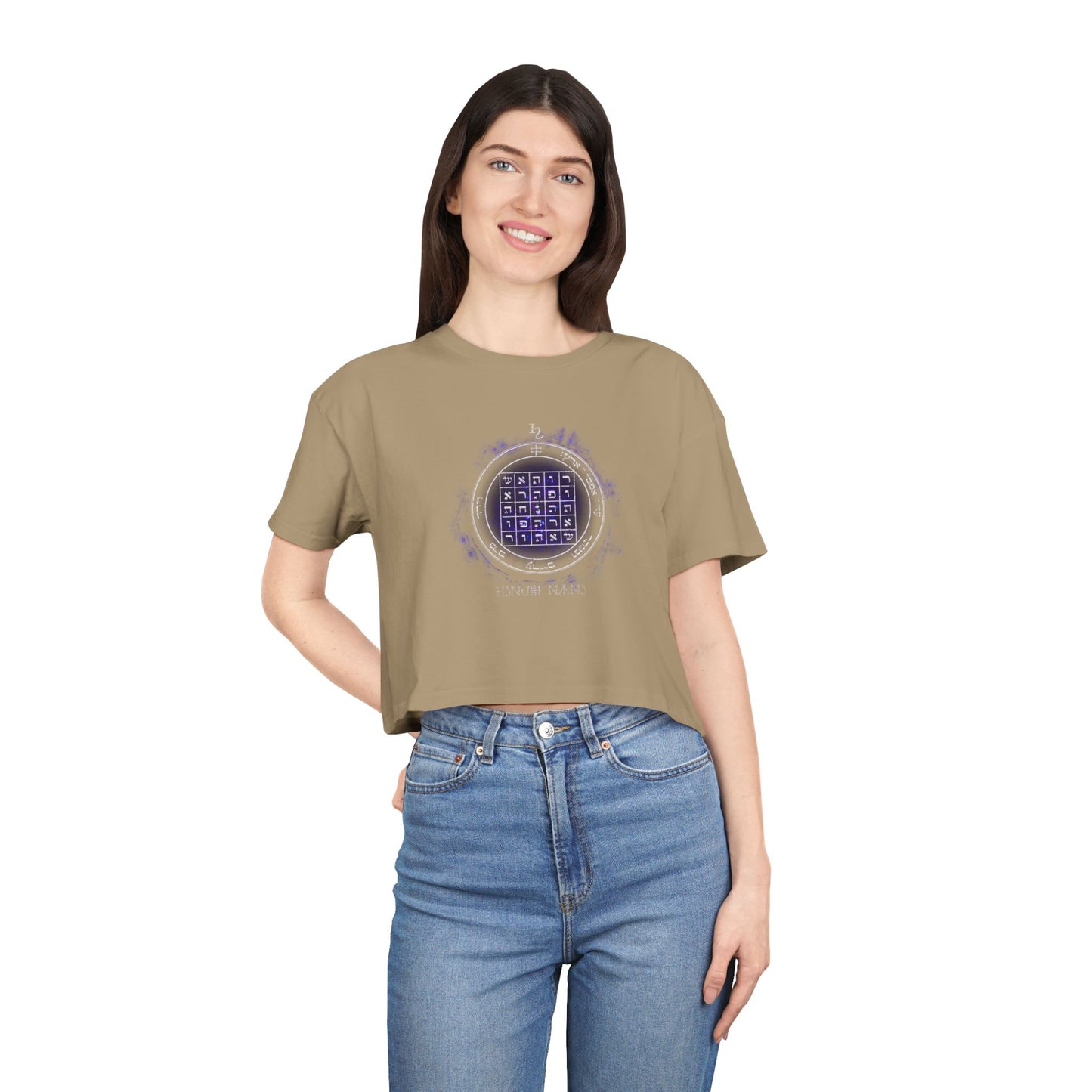 2nd Pentacle of Saturn Women’s Cropped T-Shirt - Power of Persuasion