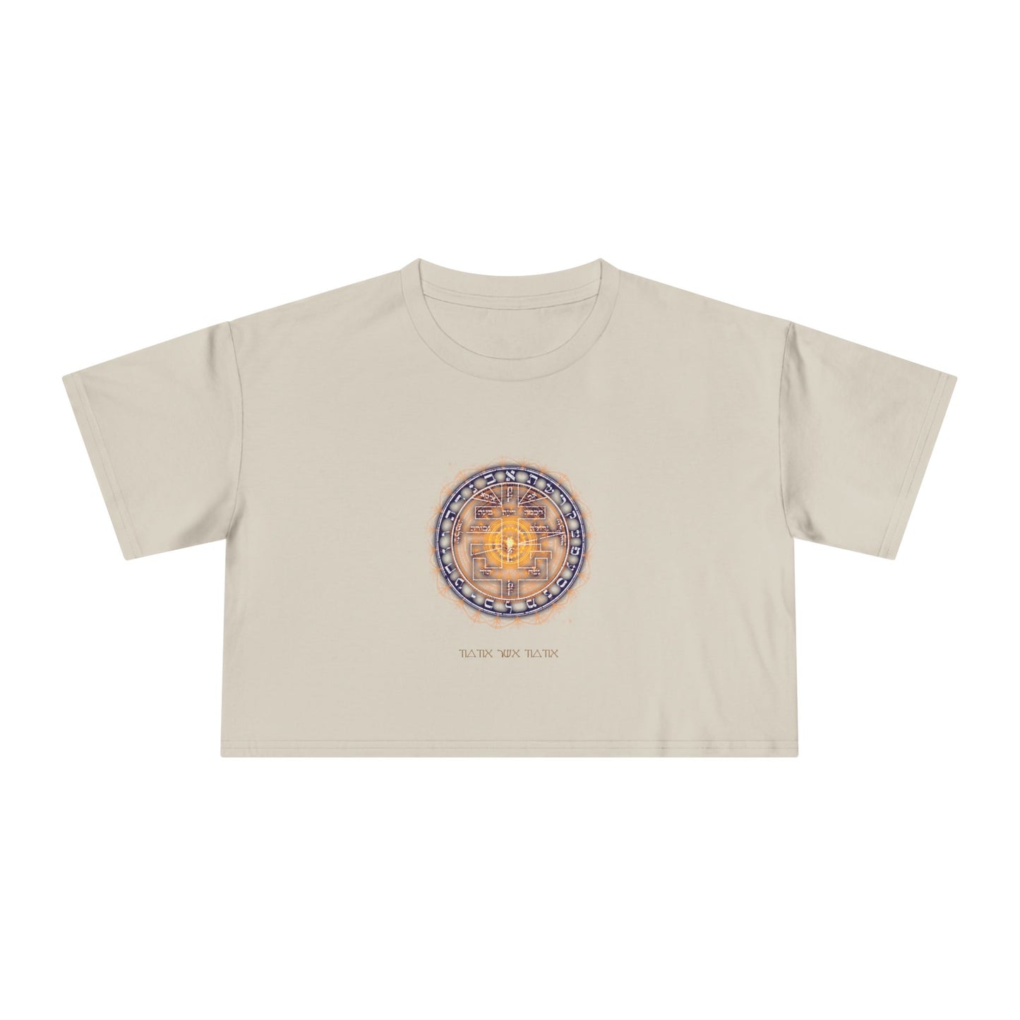 Supreme Pentacle cropped tee - psychic intuition top