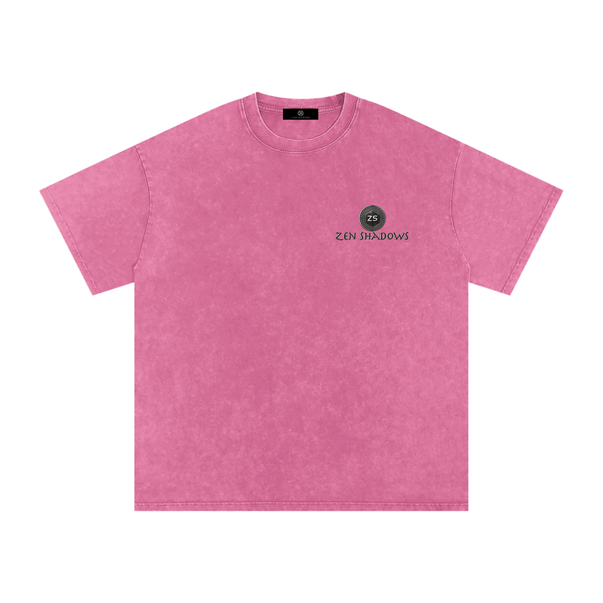 The Breath of YHWH Snow Washed Unisex Oversized Cotton T-Shirt (Front Logo)