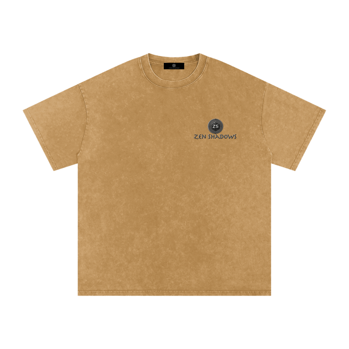 The Breath of YHWH Snow Washed Unisex Oversized Cotton T-Shirt (Front Logo)