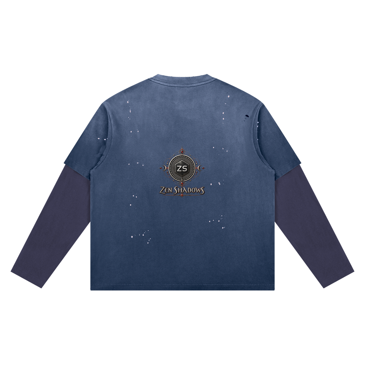 1st Pentacle of Jupiter Unisex Vintage Wash Distressed Layer T-Shirt - Abundance, Expansion & Prosperity
