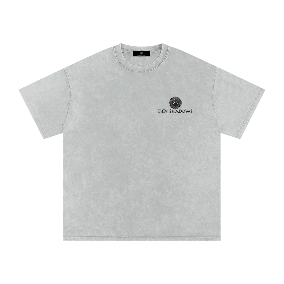 The Breath of YHWH Snow Washed Unisex Oversized Cotton T-Shirt (Front Logo)