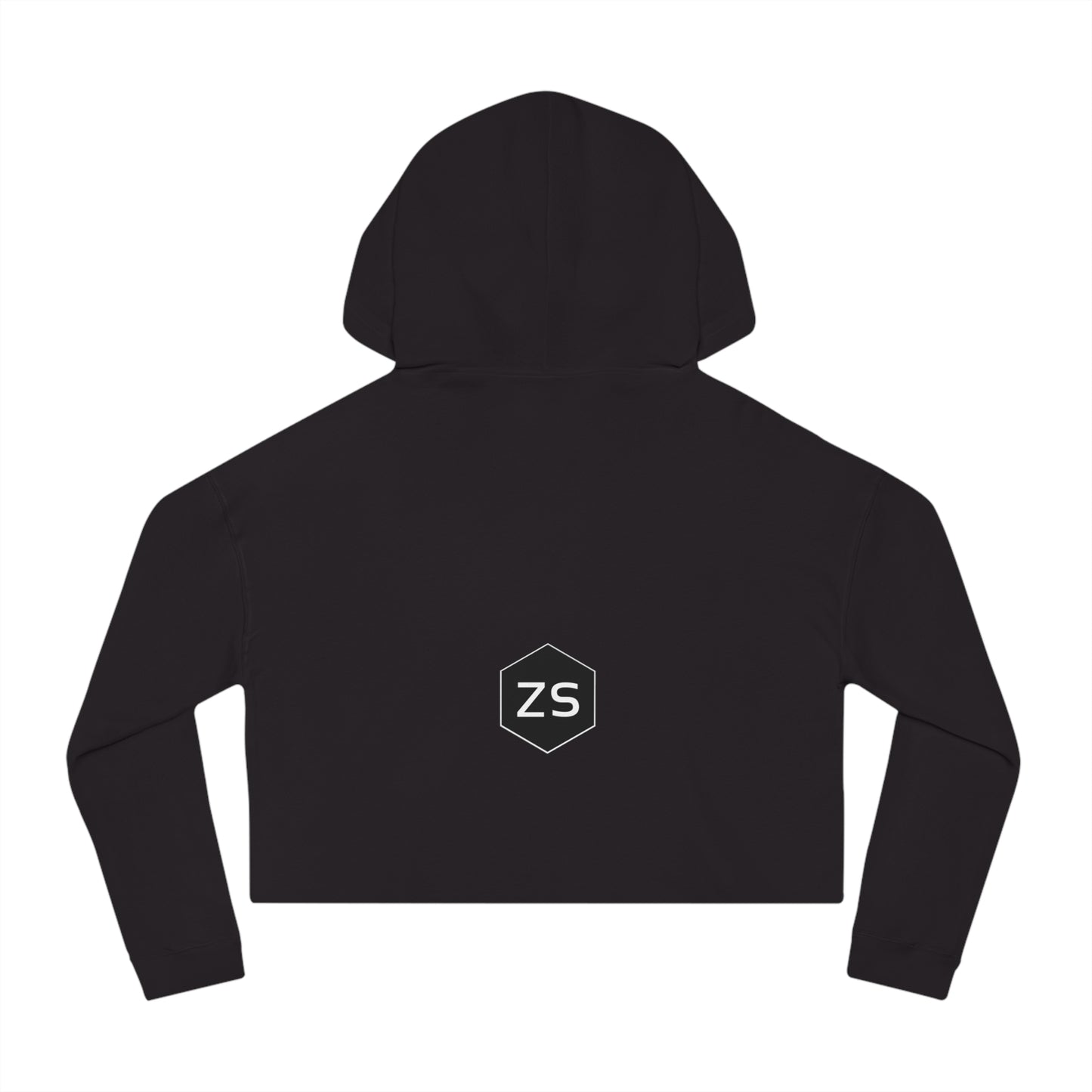 3rd Pentacle Saturn Women's Crop Hoodie - Protection Against Negativity