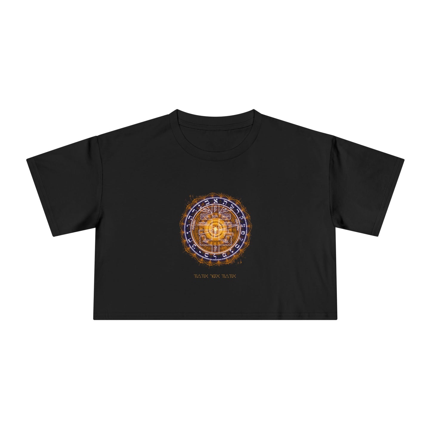Supreme Pentacle cropped tee - psychic intuition top