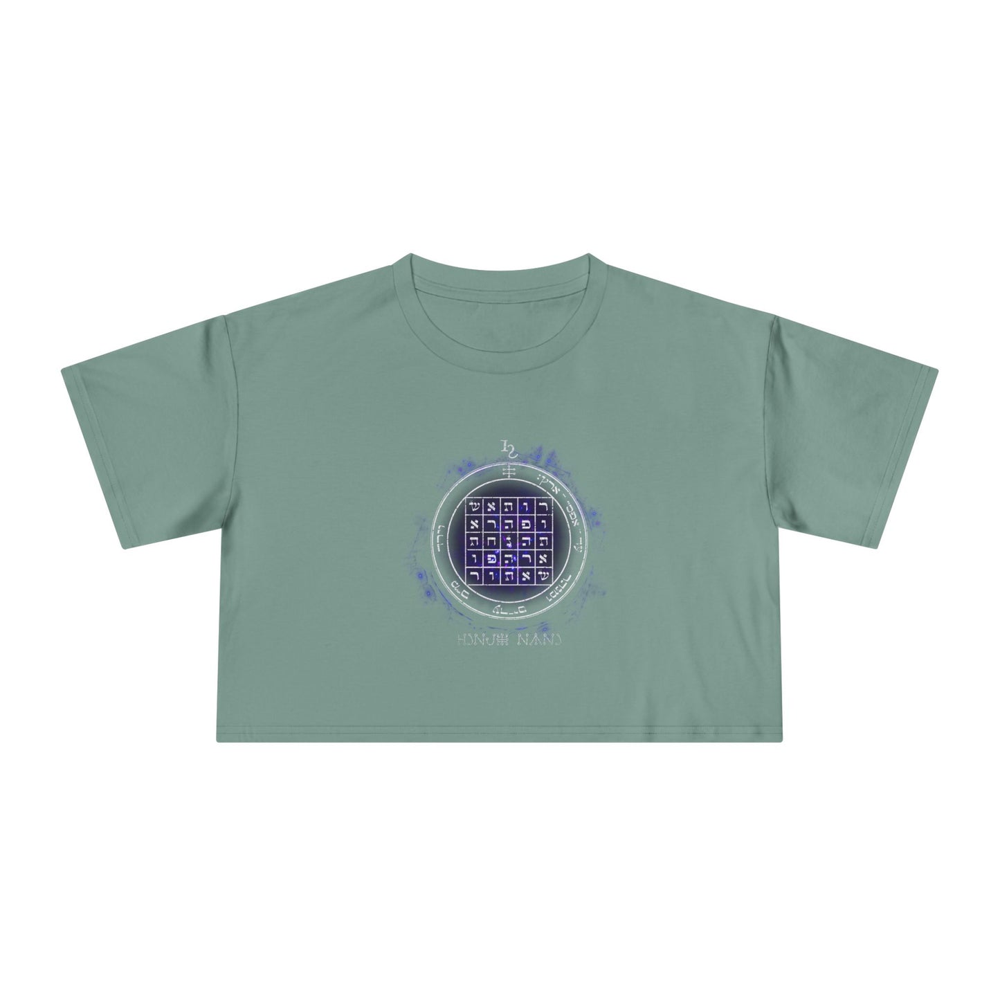 2nd Pentacle of Saturn Women’s Cropped T-Shirt - Power of Persuasion