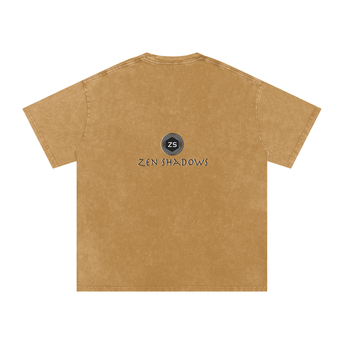 Earth Pentacle Unisex Snow Washed Streetwear Oversized Cotton T-Shirt - Grounding Spiritual Power into Material Reality