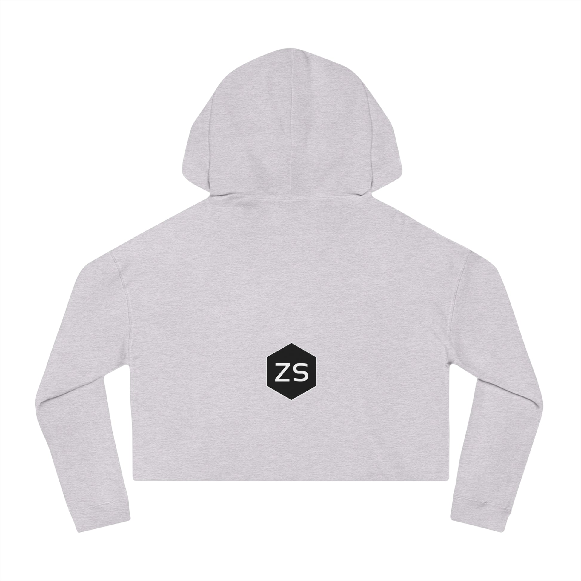 Crop hoodie with 4th Pentacle of Saturn sigil