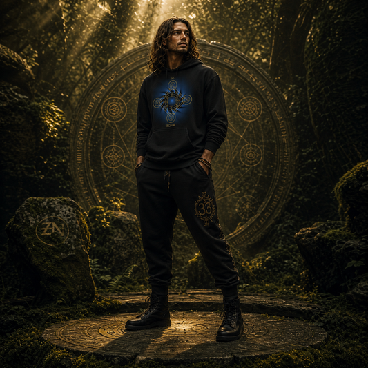 Earth Pentacle Unisex Heavy Blend Hoodie - Grounding Spiritual Power into Material Reality