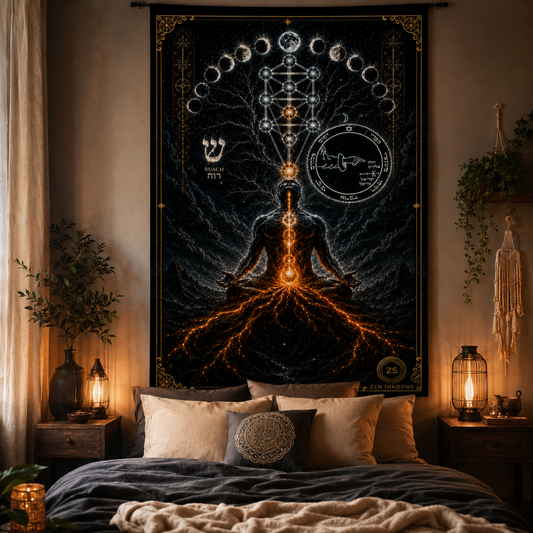 RUACH — Spirit of the Moon 5th Pentacle of the Moon Tapestry