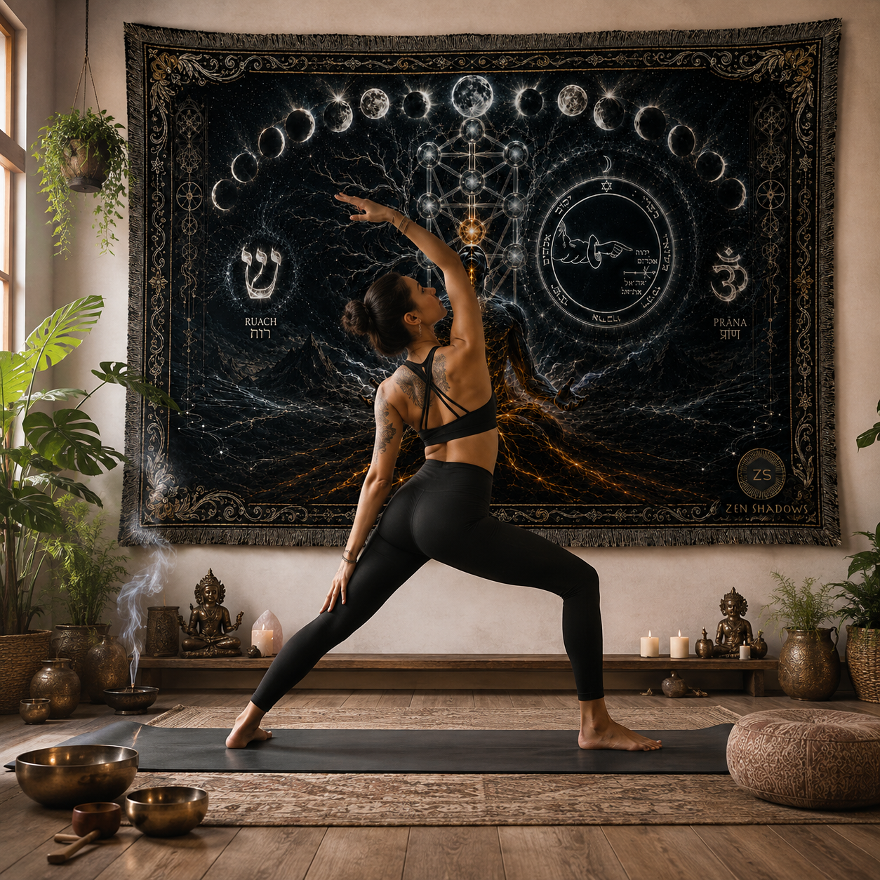 THE BREATH OF THE MOON — 5th Pentacle of the Moon Tapestry