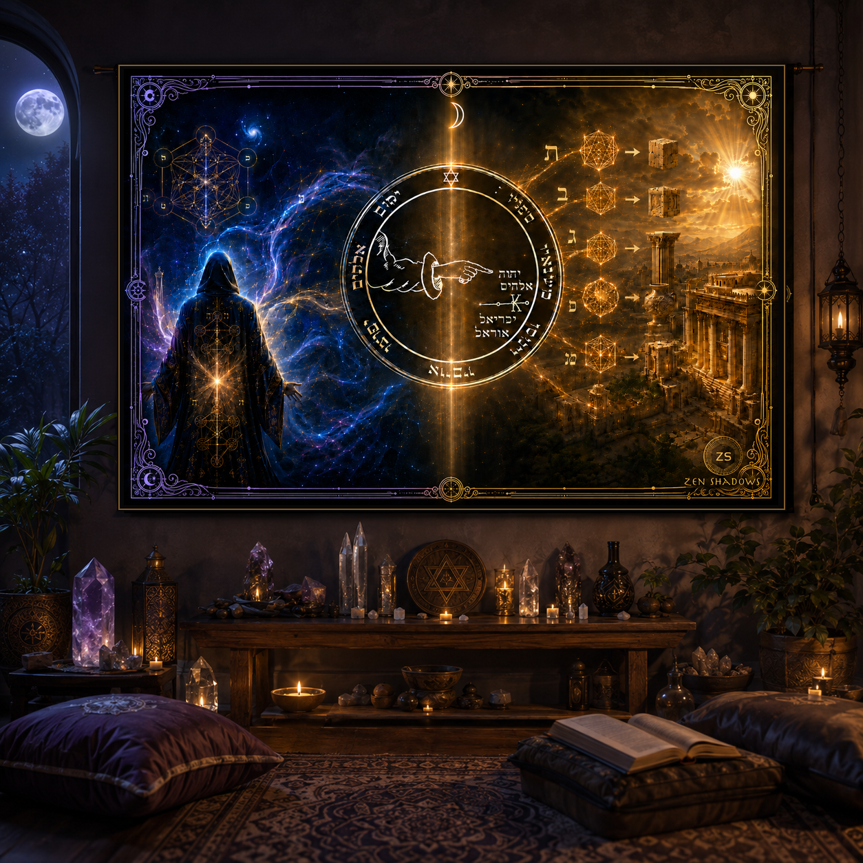THE LUNAR ARCHITECT — 5th Pentacle of the Moon Tapestry