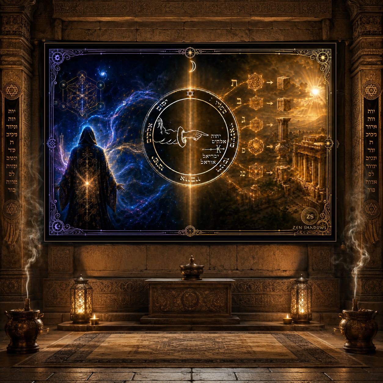 THE LUNAR ARCHITECT — 5th Pentacle of the Moon Tapestry