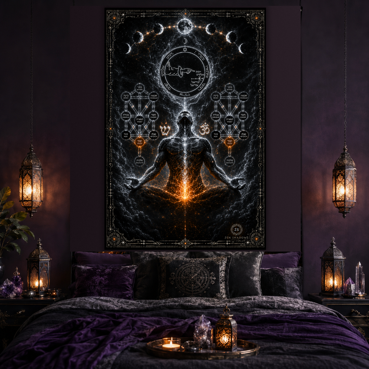 THE LUNAR AXIS — 5th Pentacle of the Moon Tapestry