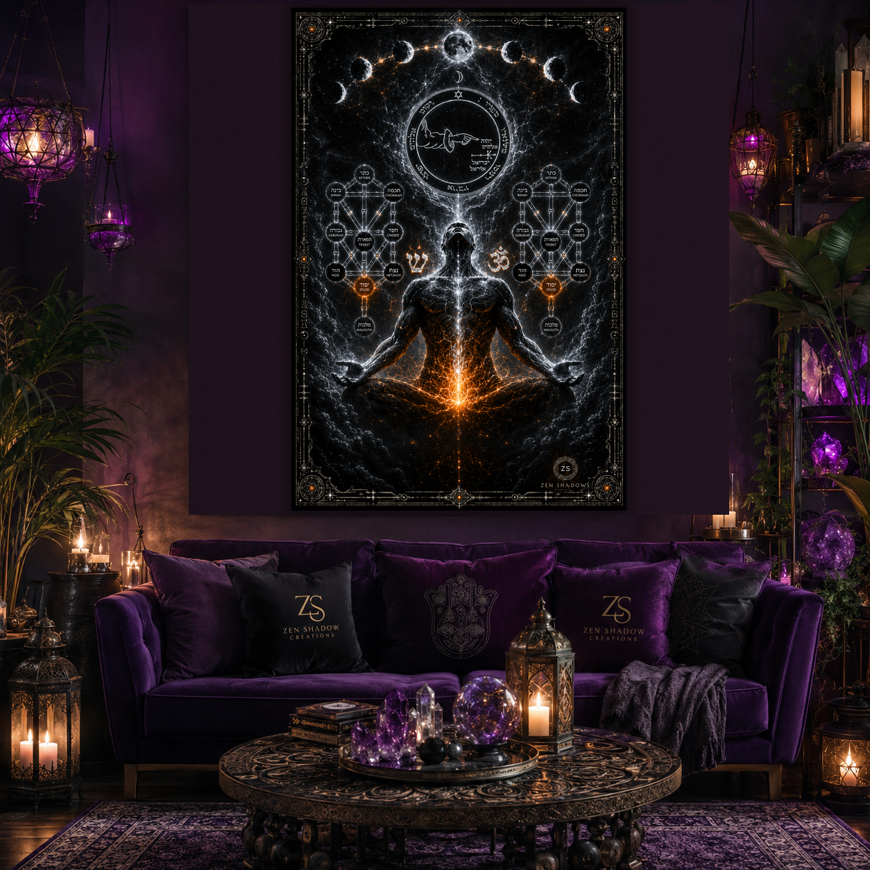 THE LUNAR AXIS — 5th Pentacle of the Moon Tapestry
