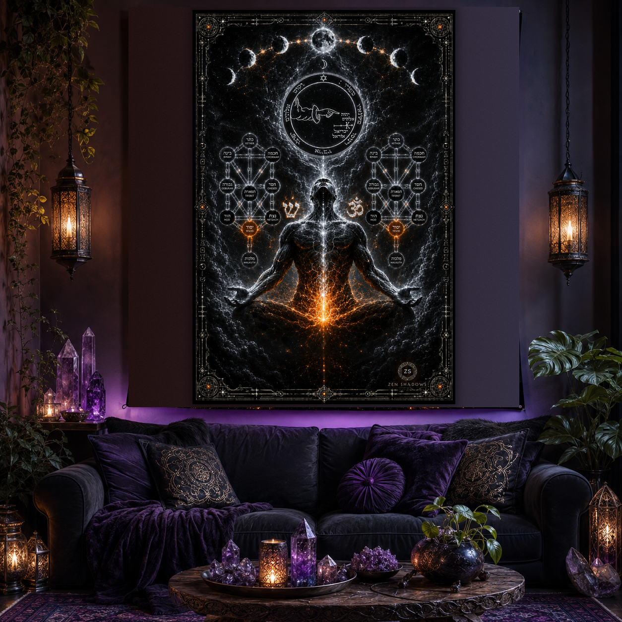 THE LUNAR AXIS — 5th Pentacle of the Moon Tapestry