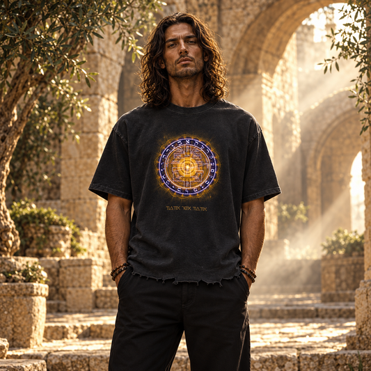 Supreme Pentacle Snow Wash Raw-Hem Boxy T-Shirt — Develop Intuition & Psychic Awareness