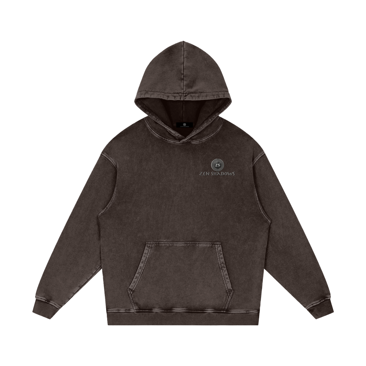 The Breath of YHWH Acid Wash Oversize Hoodie