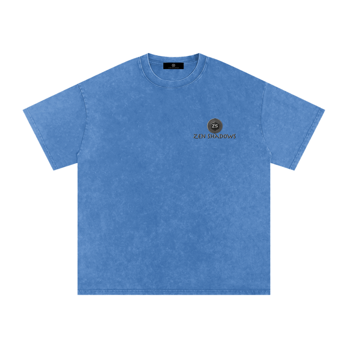 The Breath of YHWH Snow Washed Unisex Oversized Cotton T-Shirt (Front Logo)