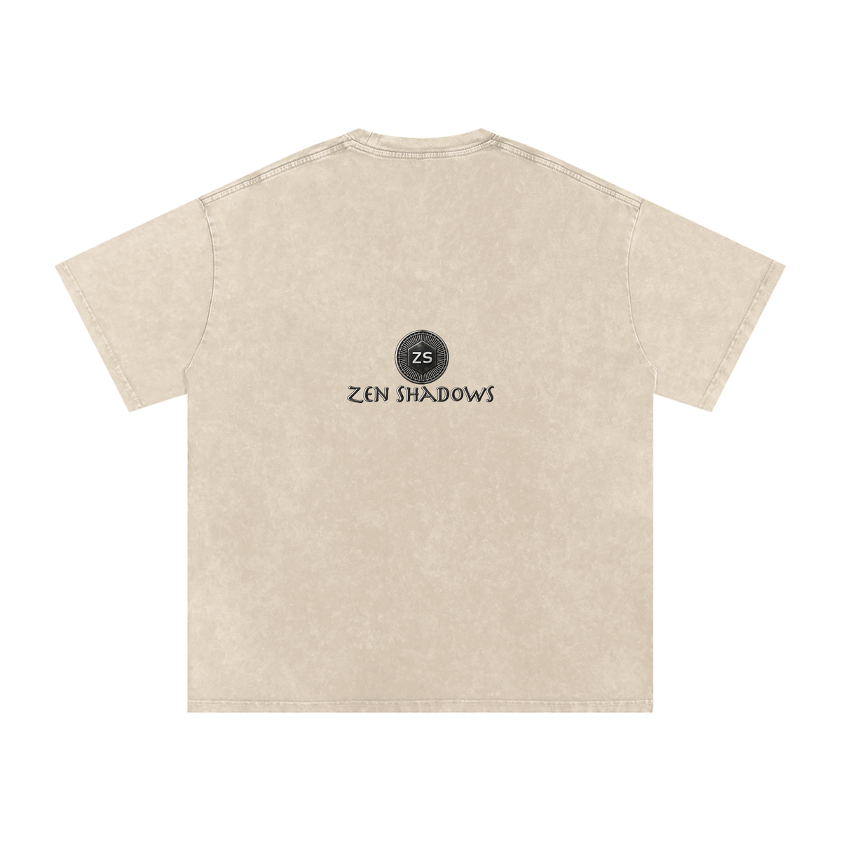 The Breath of YHWH Snow Washed Oversized Cotton T-Shirt