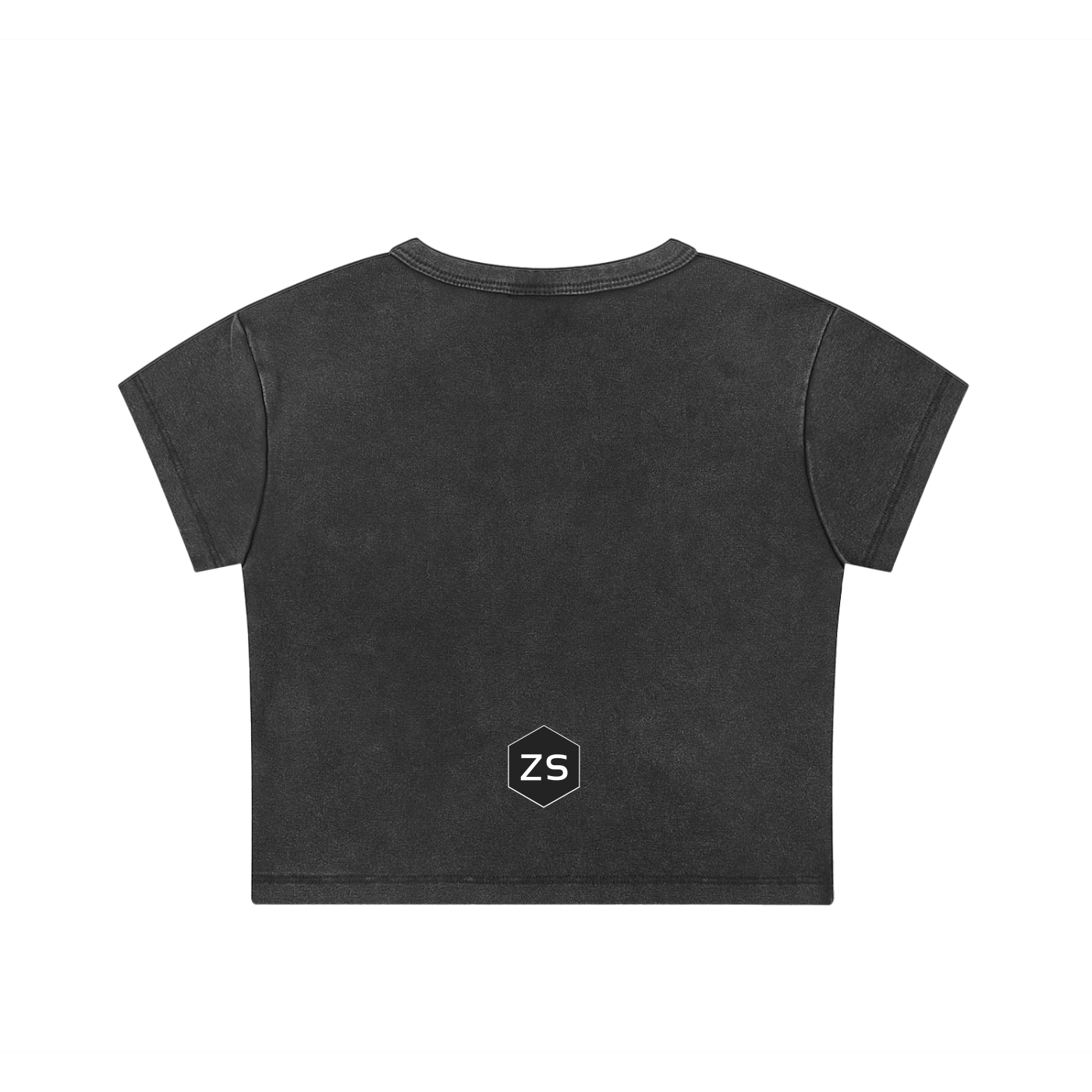 2nd Pentacle of Saturn Crop Top – Power of Persuasion | Women’s Snow Washed Streetwear