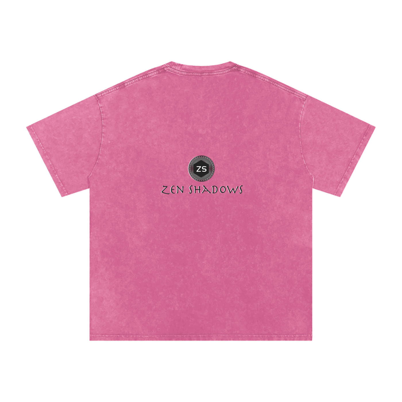Earth Pentacle Unisex Snow Washed Streetwear Oversized Cotton T-Shirt - Grounding Spiritual Power into Material Reality