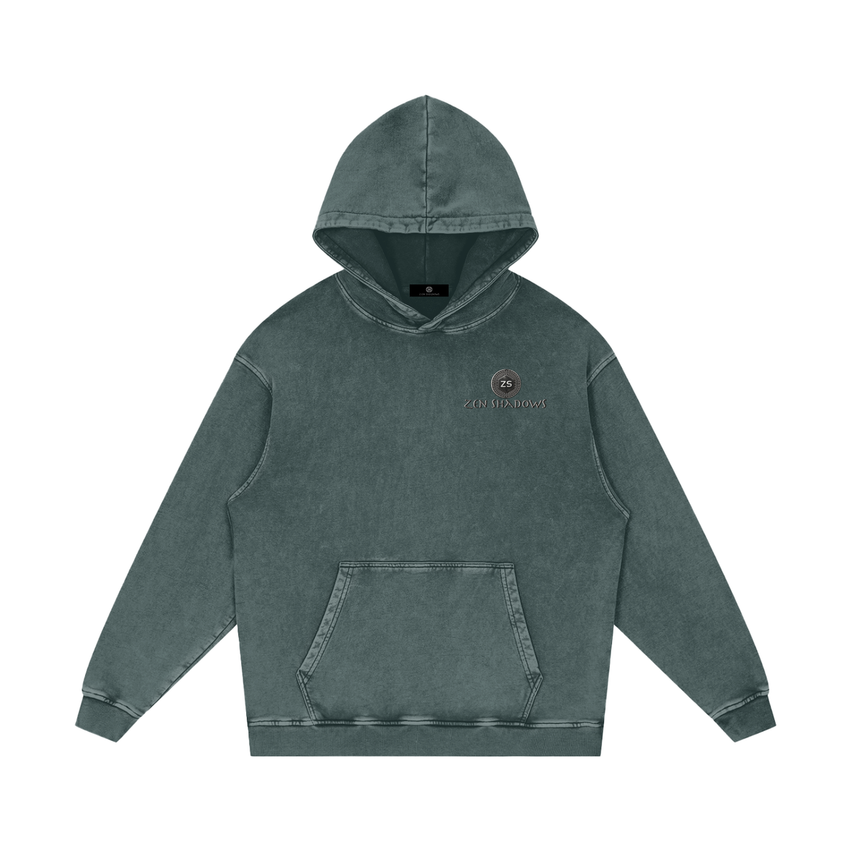 The Breath of YHWH Acid Wash Oversize Hoodie