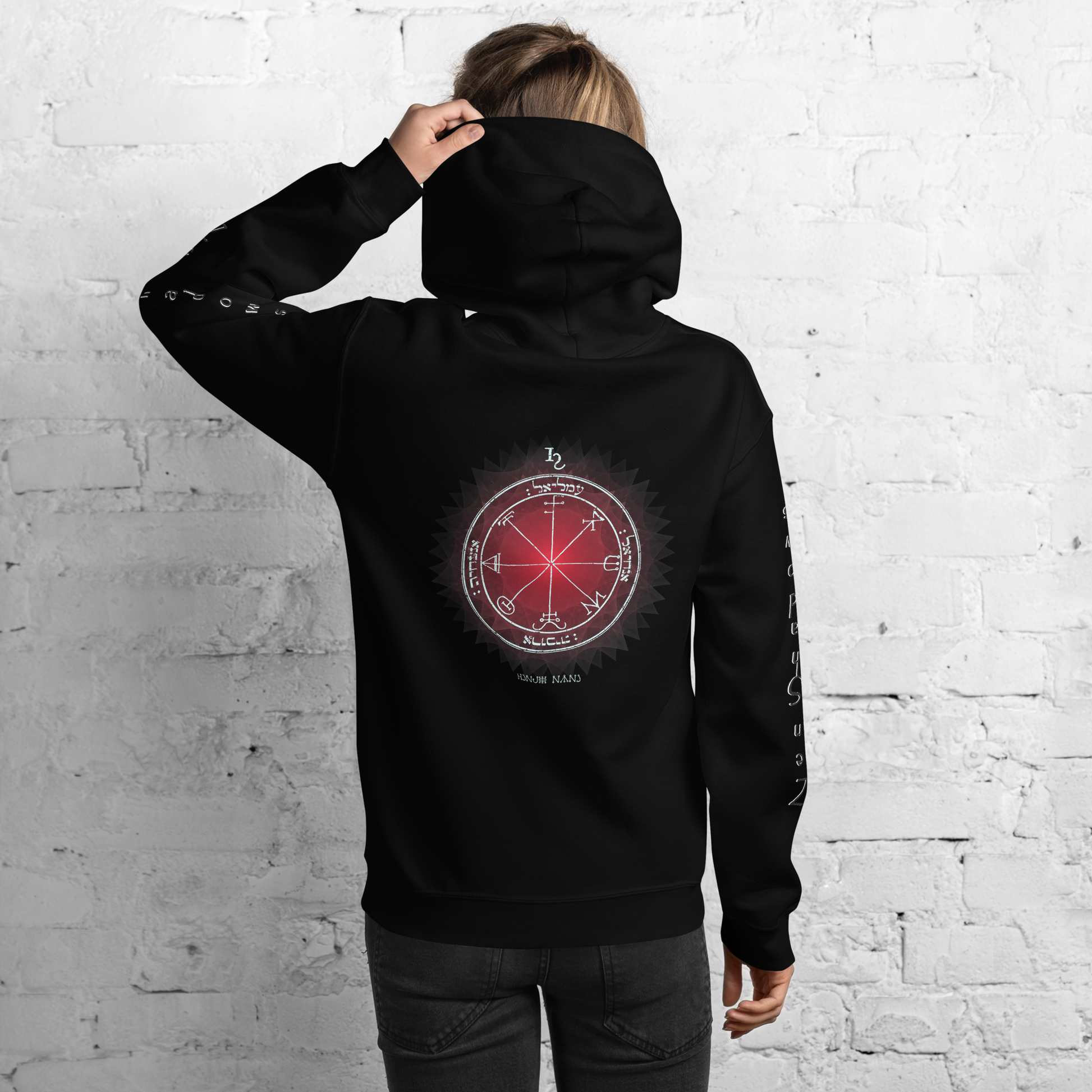 3rd Pentacle of Saturn unisex hoodie - spiritual protection pullover 
