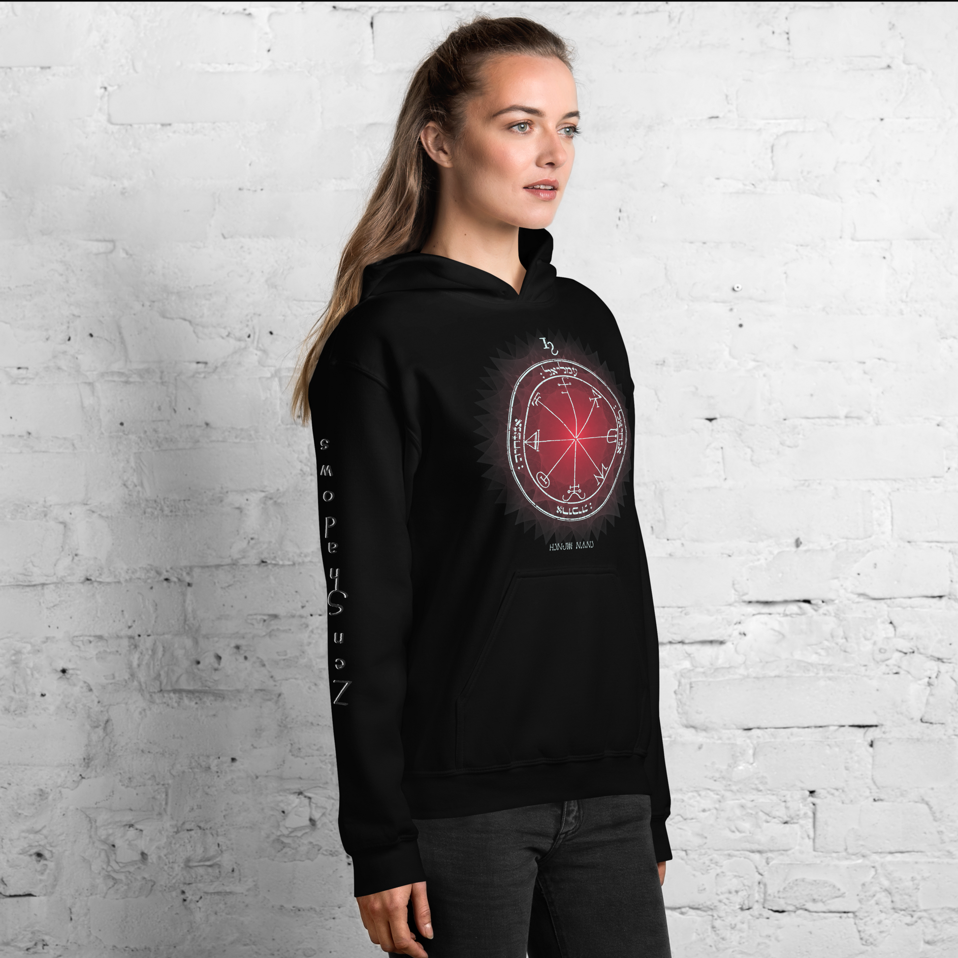 3rd Pentacle of Saturn unisex hoodie - spiritual protection pullover 
