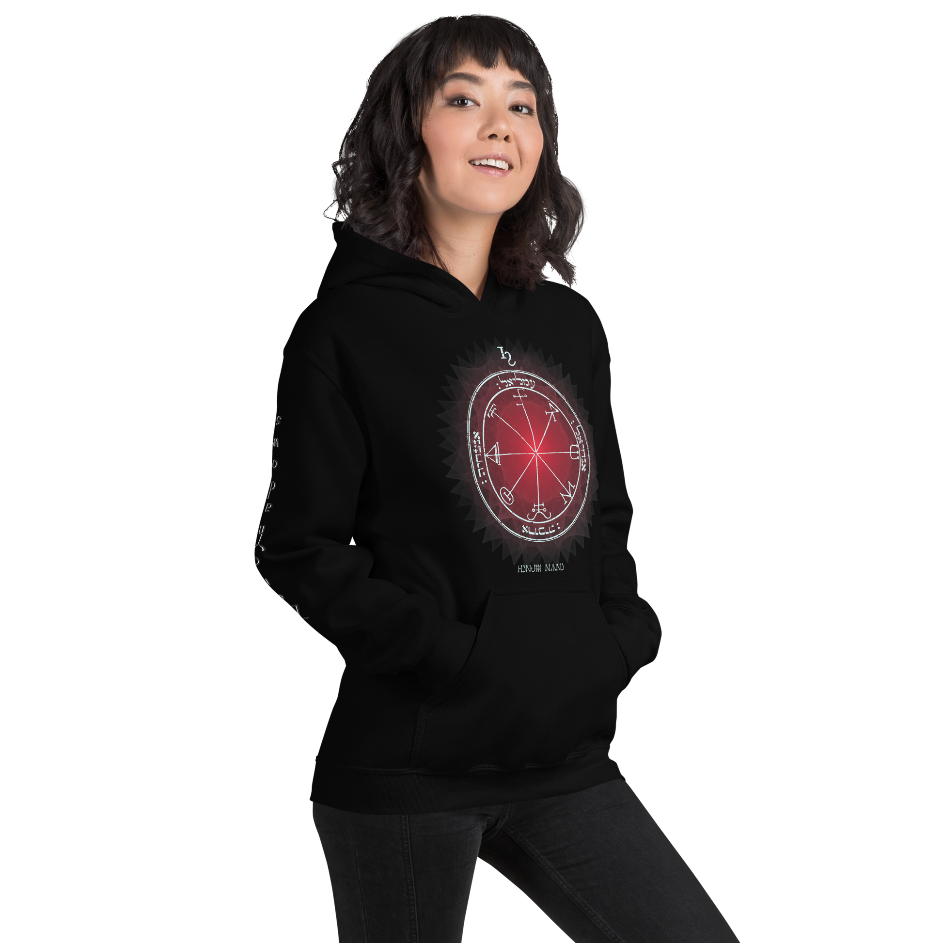3rd Pentacle of Saturn unisex hoodie - spiritual protection pullover 