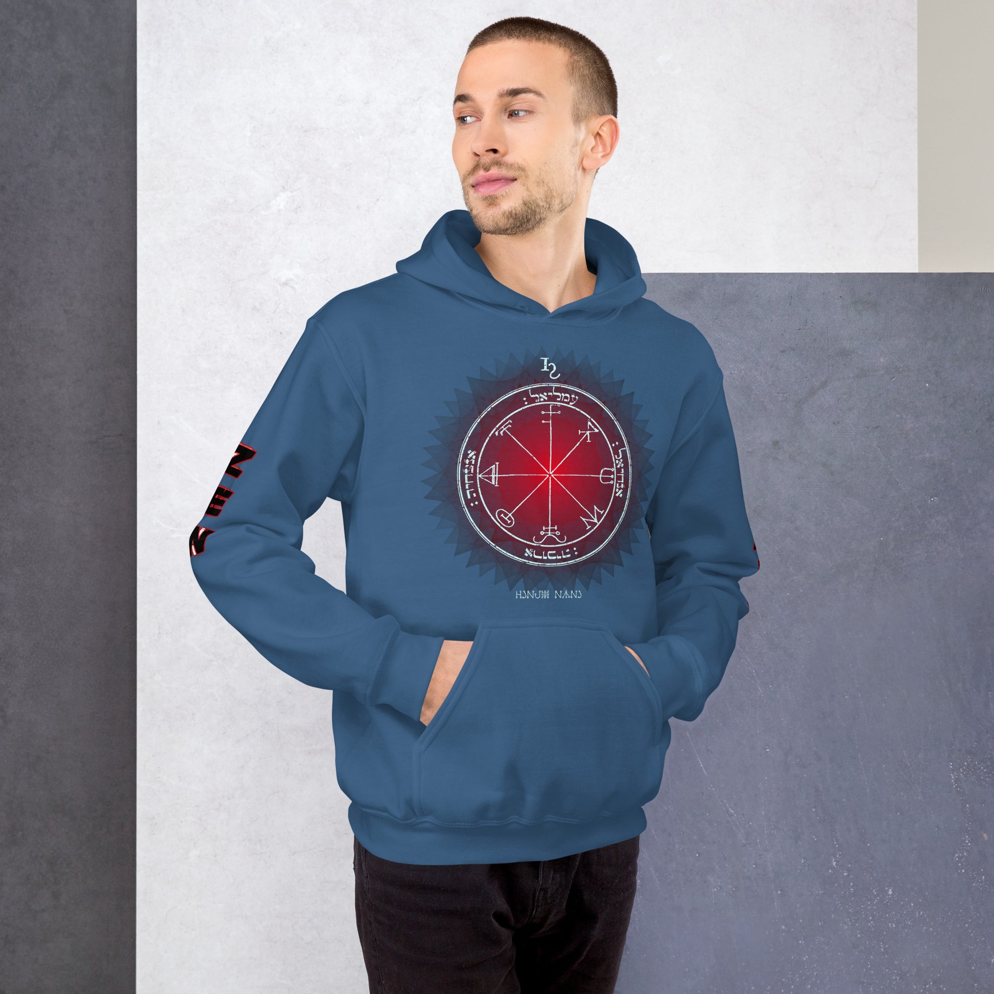 3rd Pentacle of Saturn unisex hoodie - spiritual protection pullover