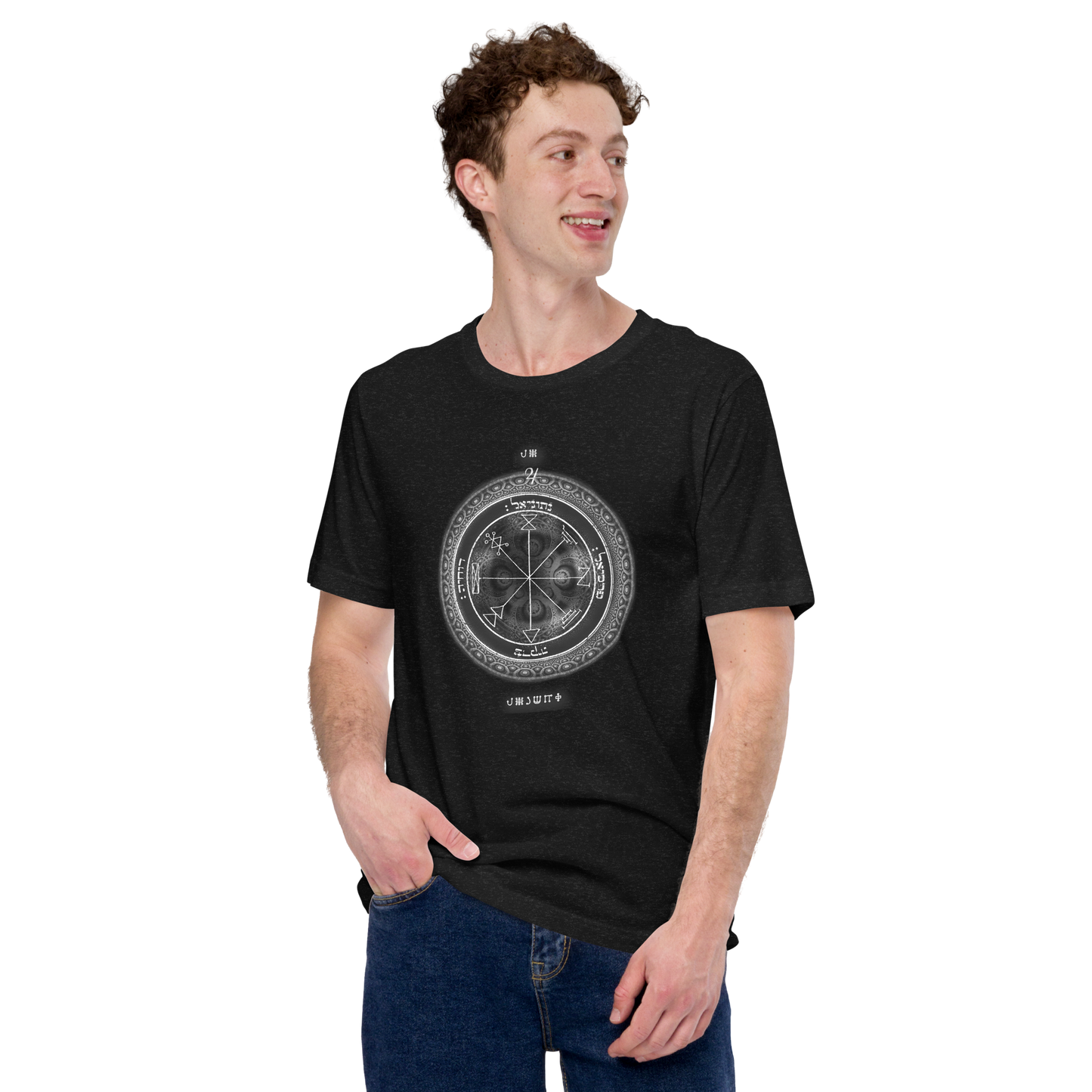 Classic t-shirt with 1st Pentacle of Jupiter prosperity sigil