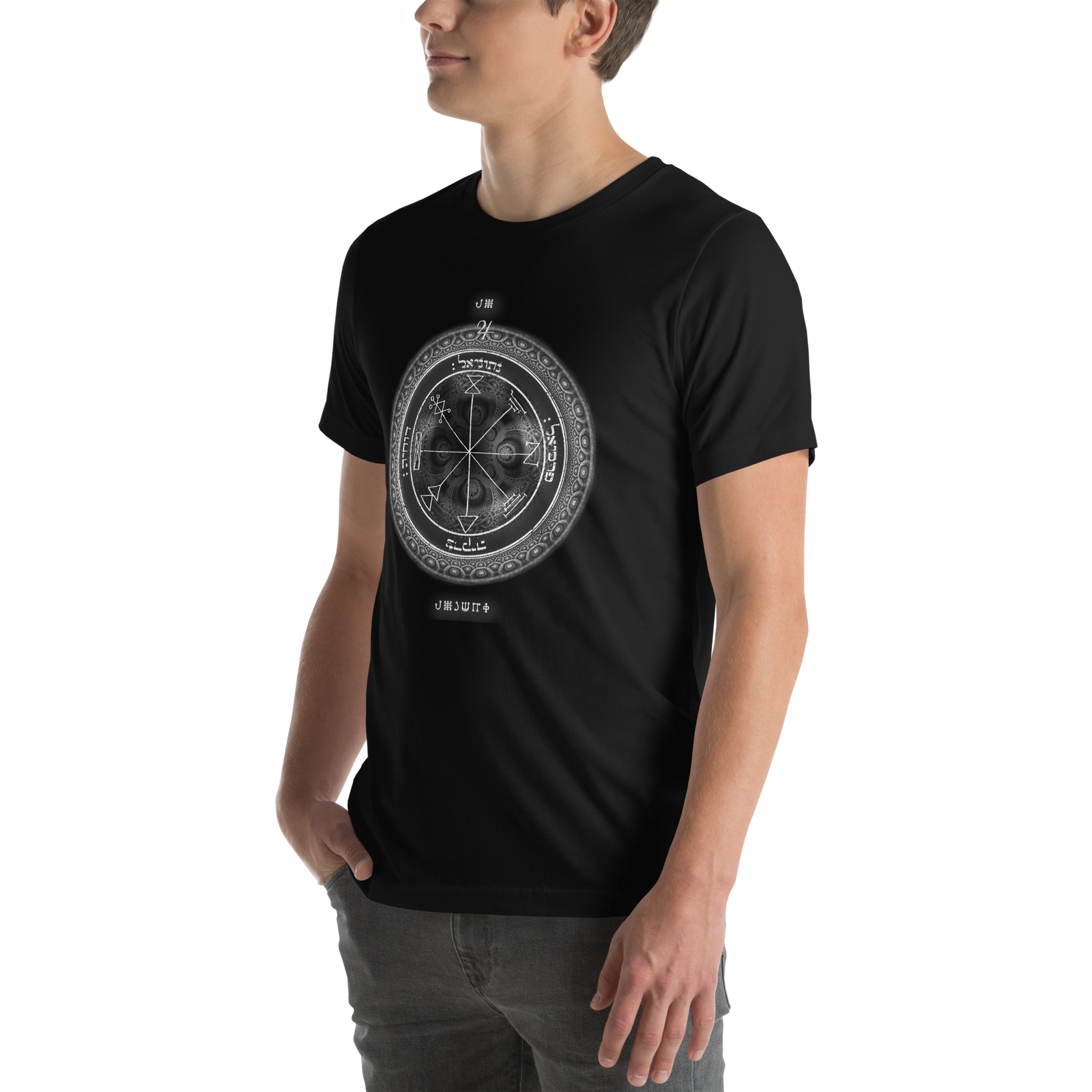 Classic t-shirt with 1st Pentacle of Jupiter prosperity sigil