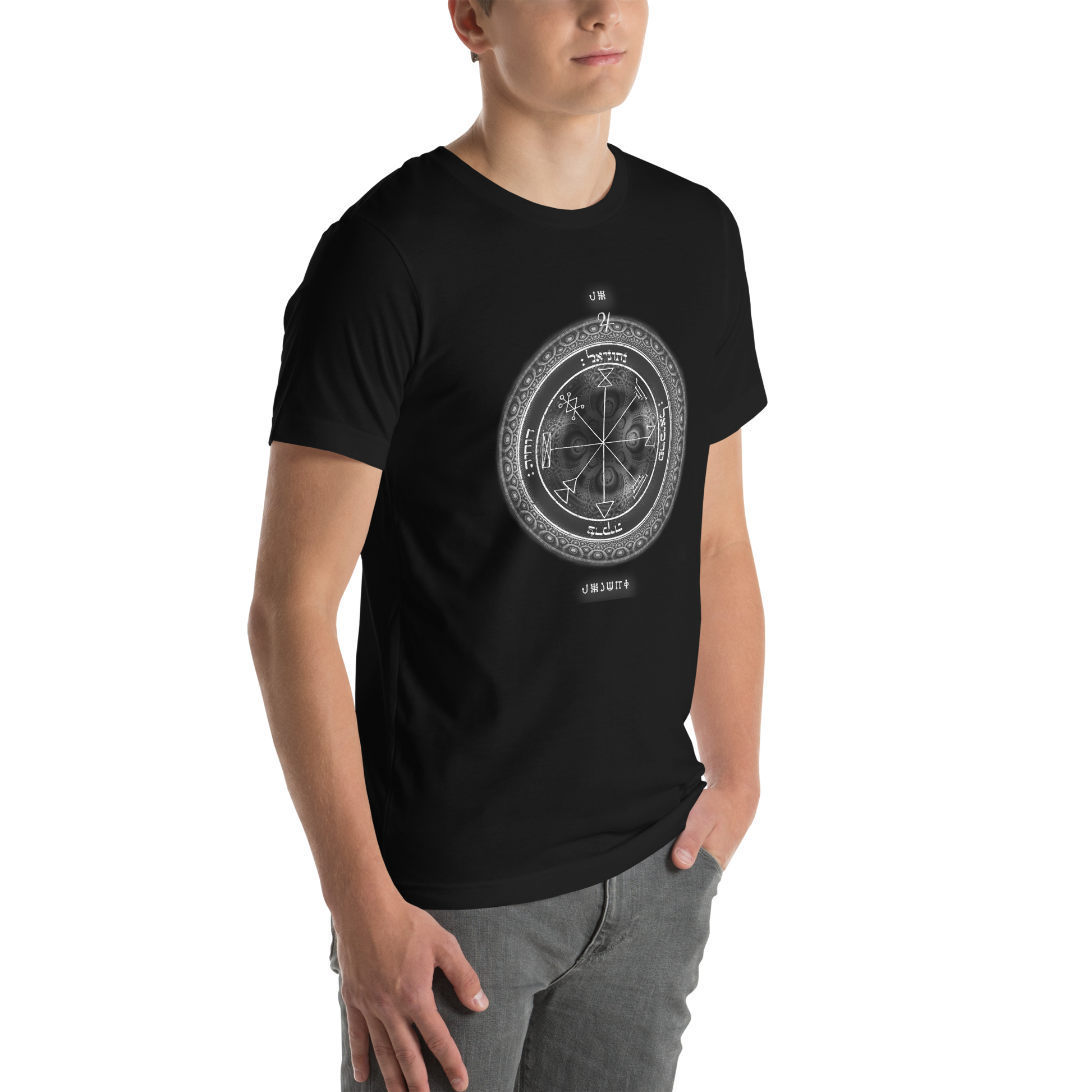 Classic t-shirt with 1st Pentacle of Jupiter prosperity sigil