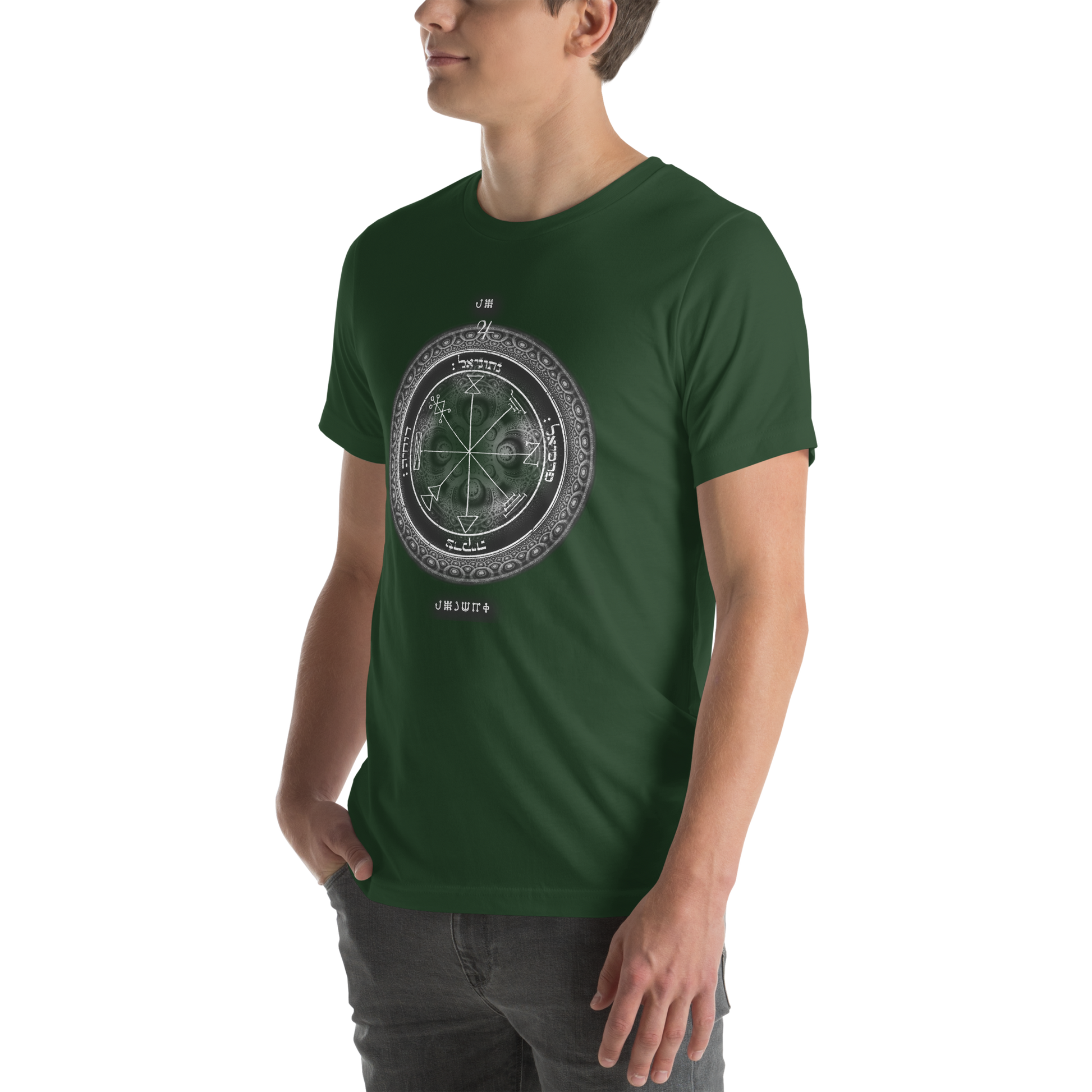 Classic t-shirt with 1st Pentacle of Jupiter prosperity sigil