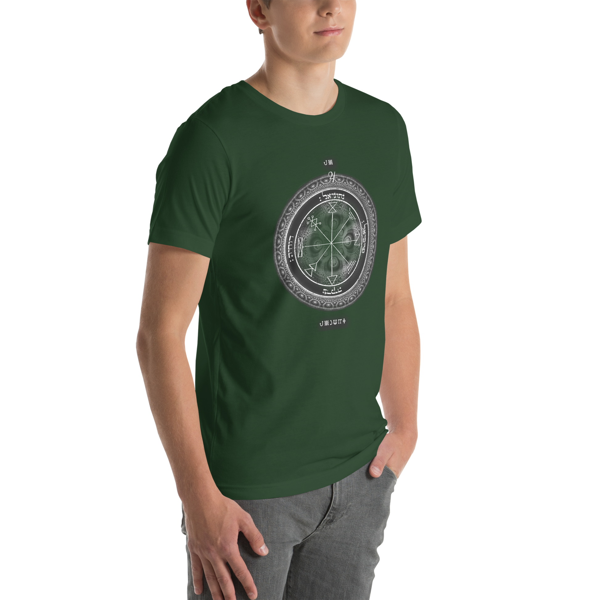 Classic t-shirt with 1st Pentacle of Jupiter prosperity sigil