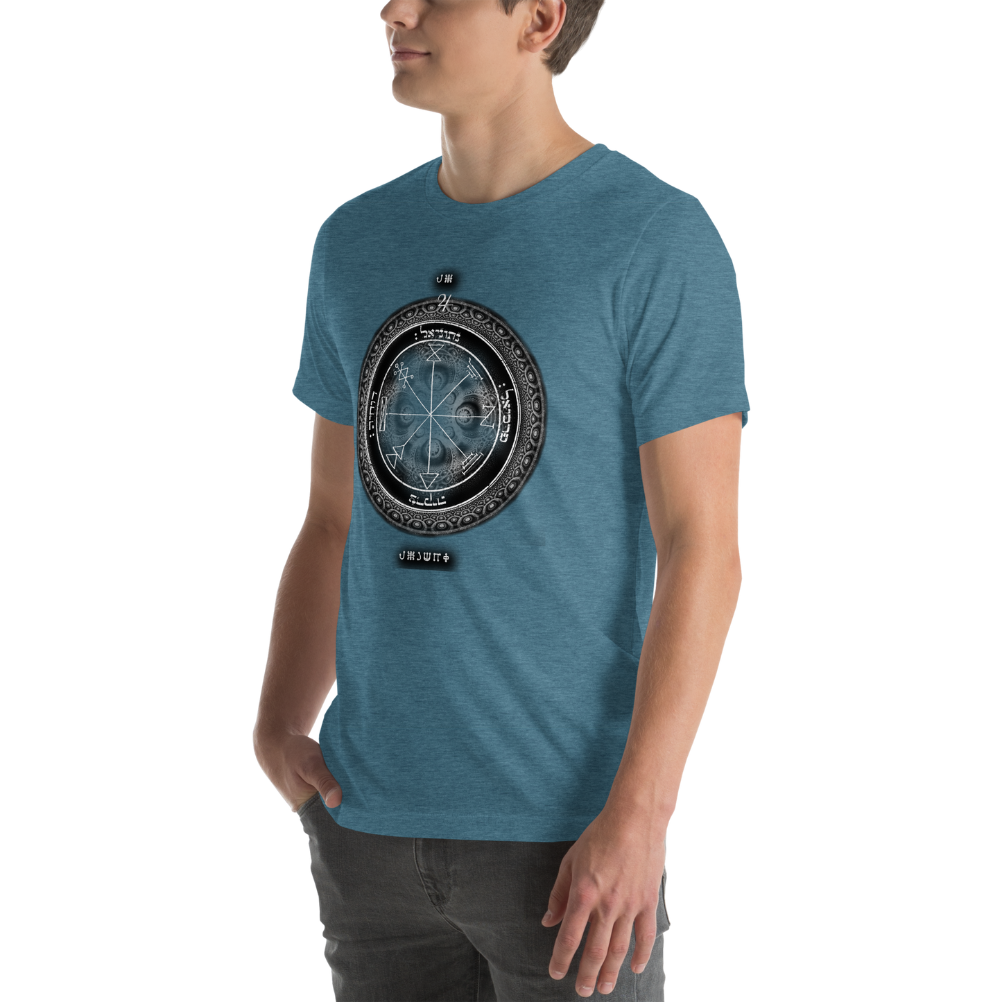 Classic t-shirt with 1st Pentacle of Jupiter prosperity sigil