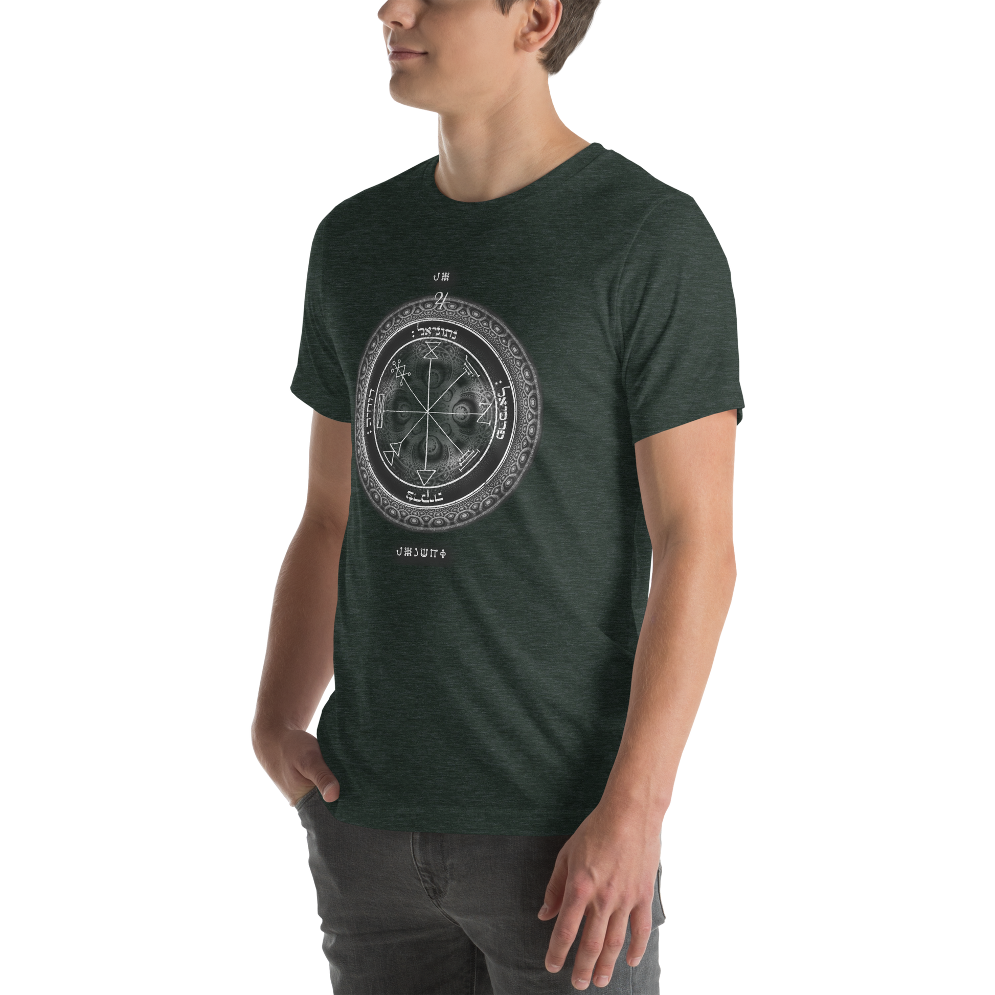Classic t-shirt with 1st Pentacle of Jupiter prosperity sigil
