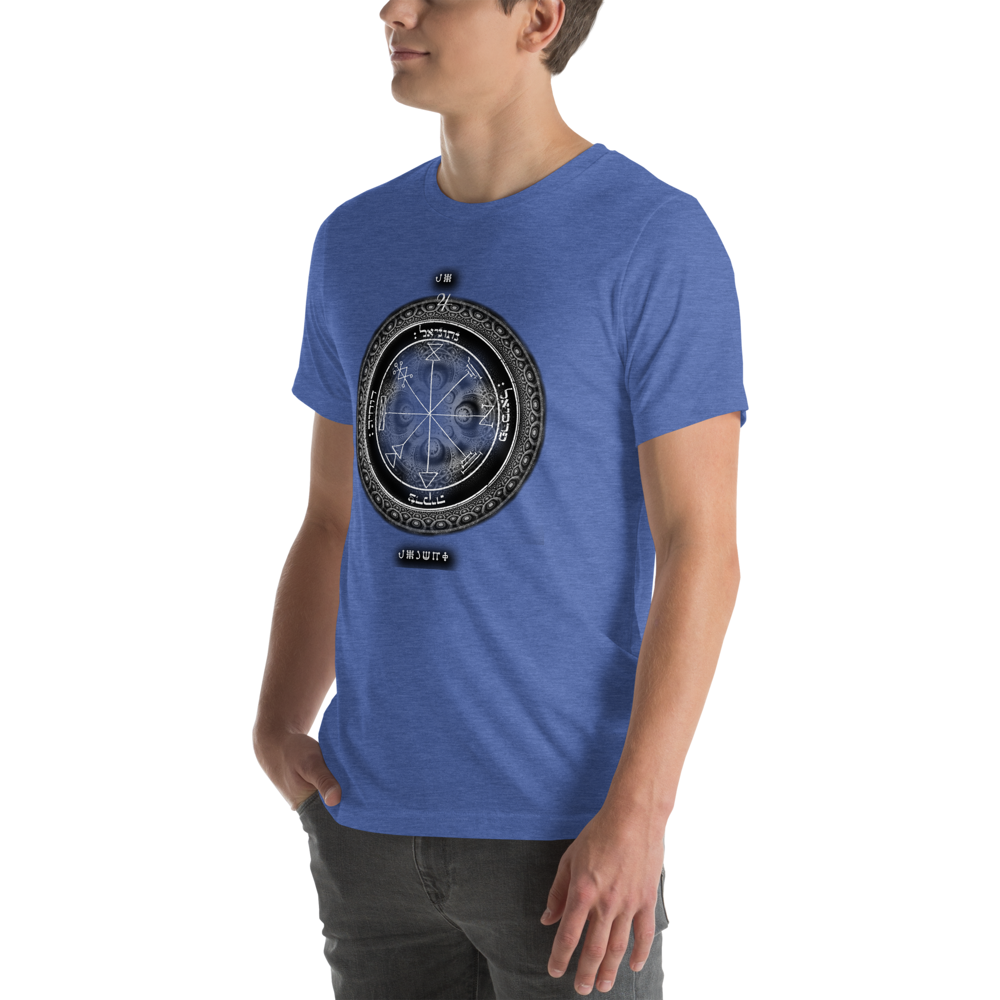 Classic t-shirt with 1st Pentacle of Jupiter prosperity sigil