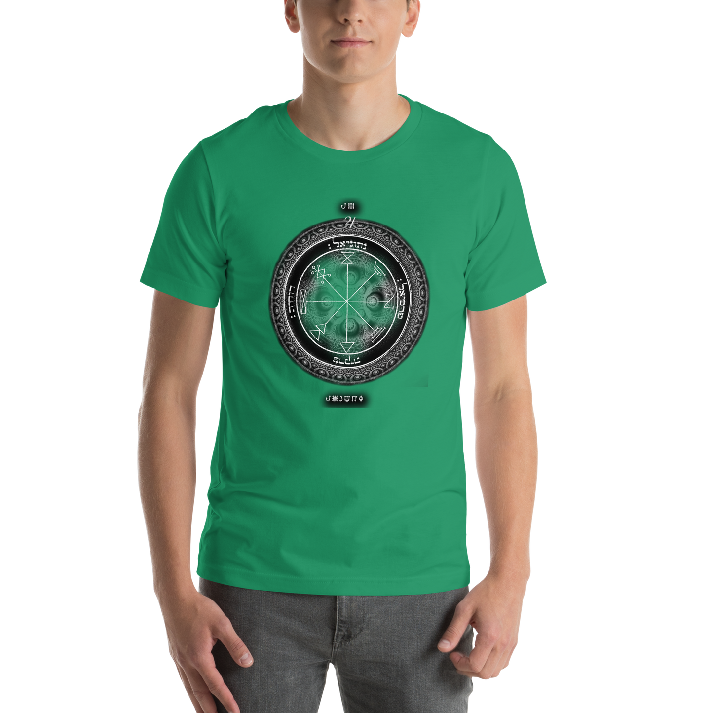 Classic t-shirt with 1st Pentacle of Jupiter prosperity sigil