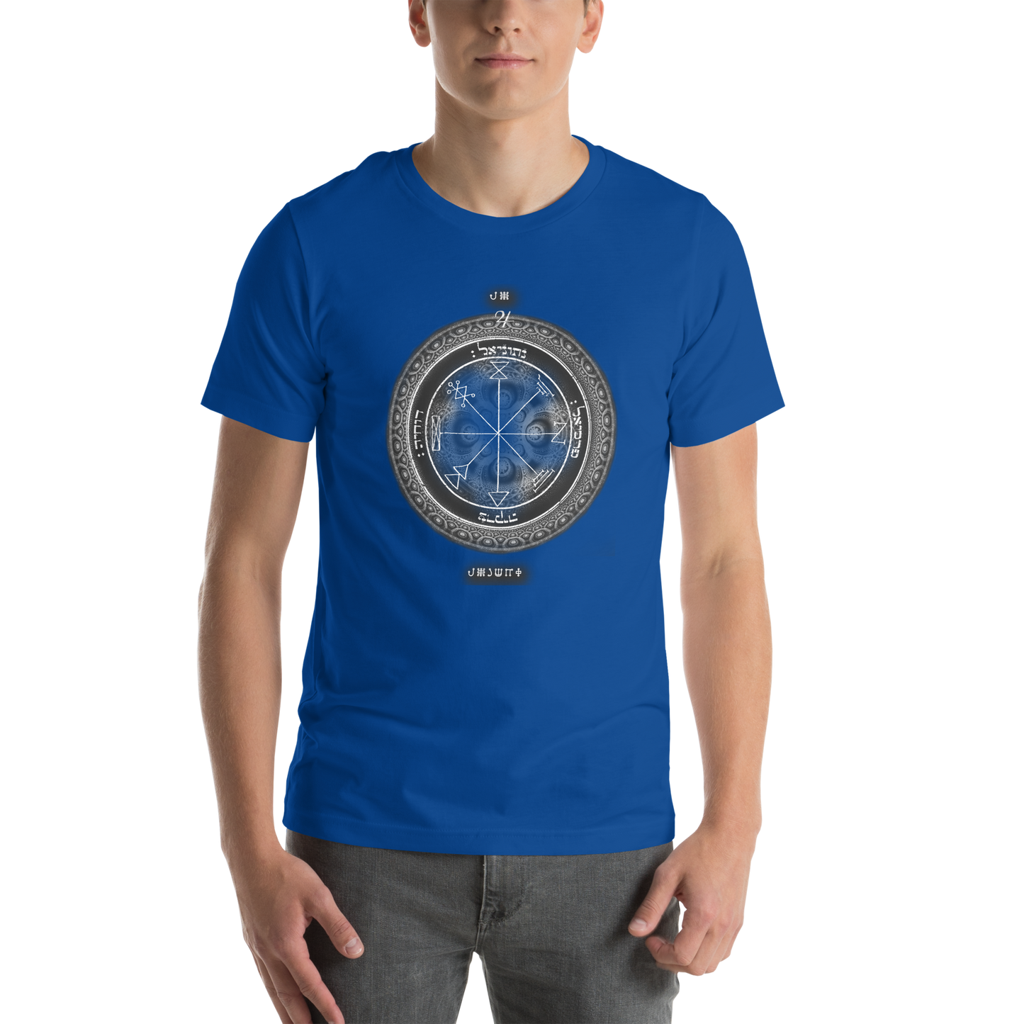 Classic t-shirt with 1st Pentacle of Jupiter prosperity sigil