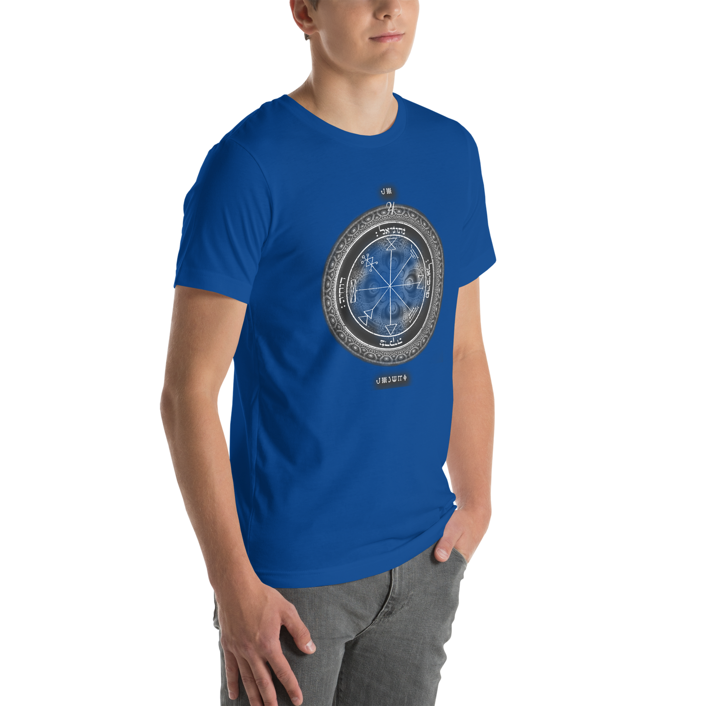 Classic t-shirt with 1st Pentacle of Jupiter prosperity sigil