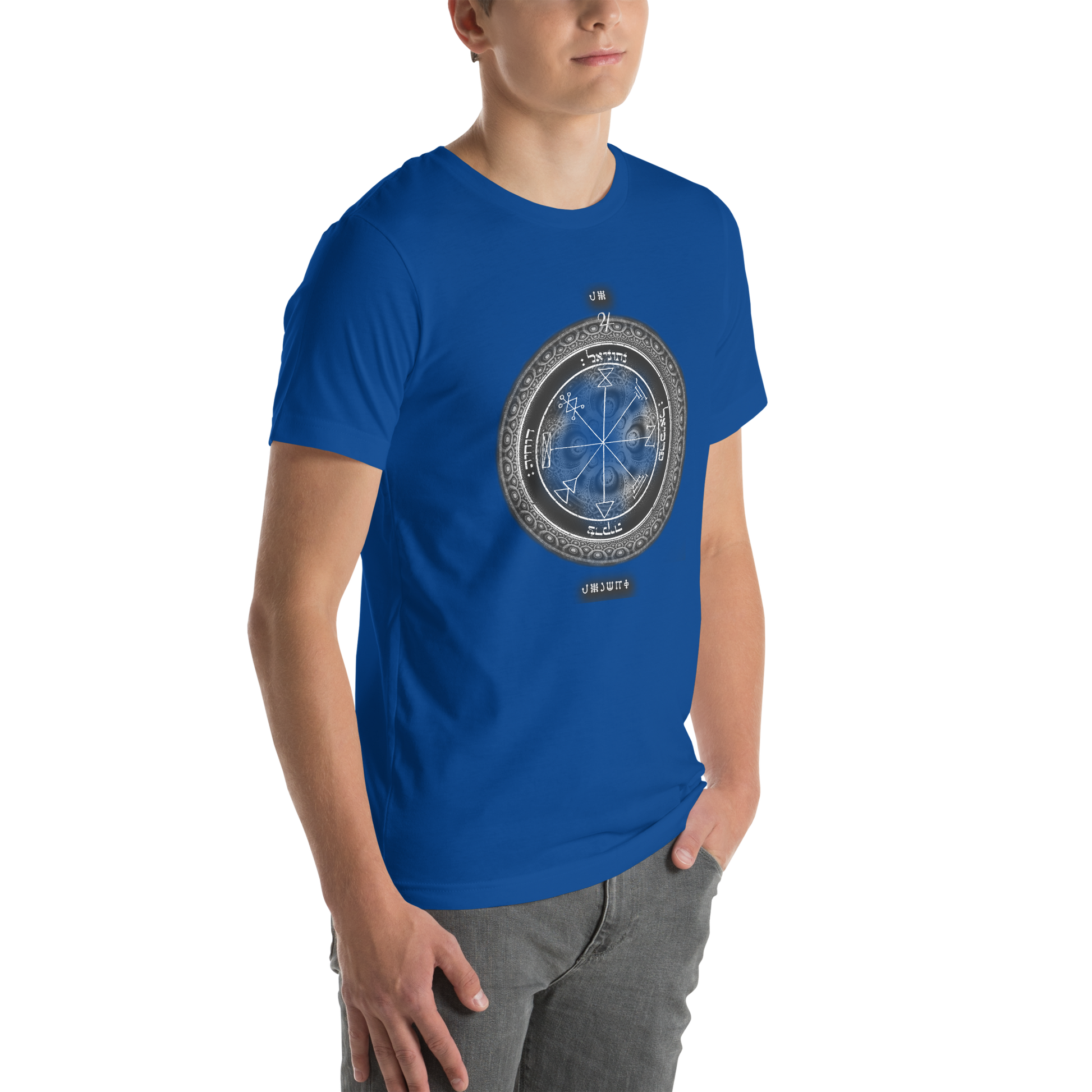 Classic t-shirt with 1st Pentacle of Jupiter prosperity sigil